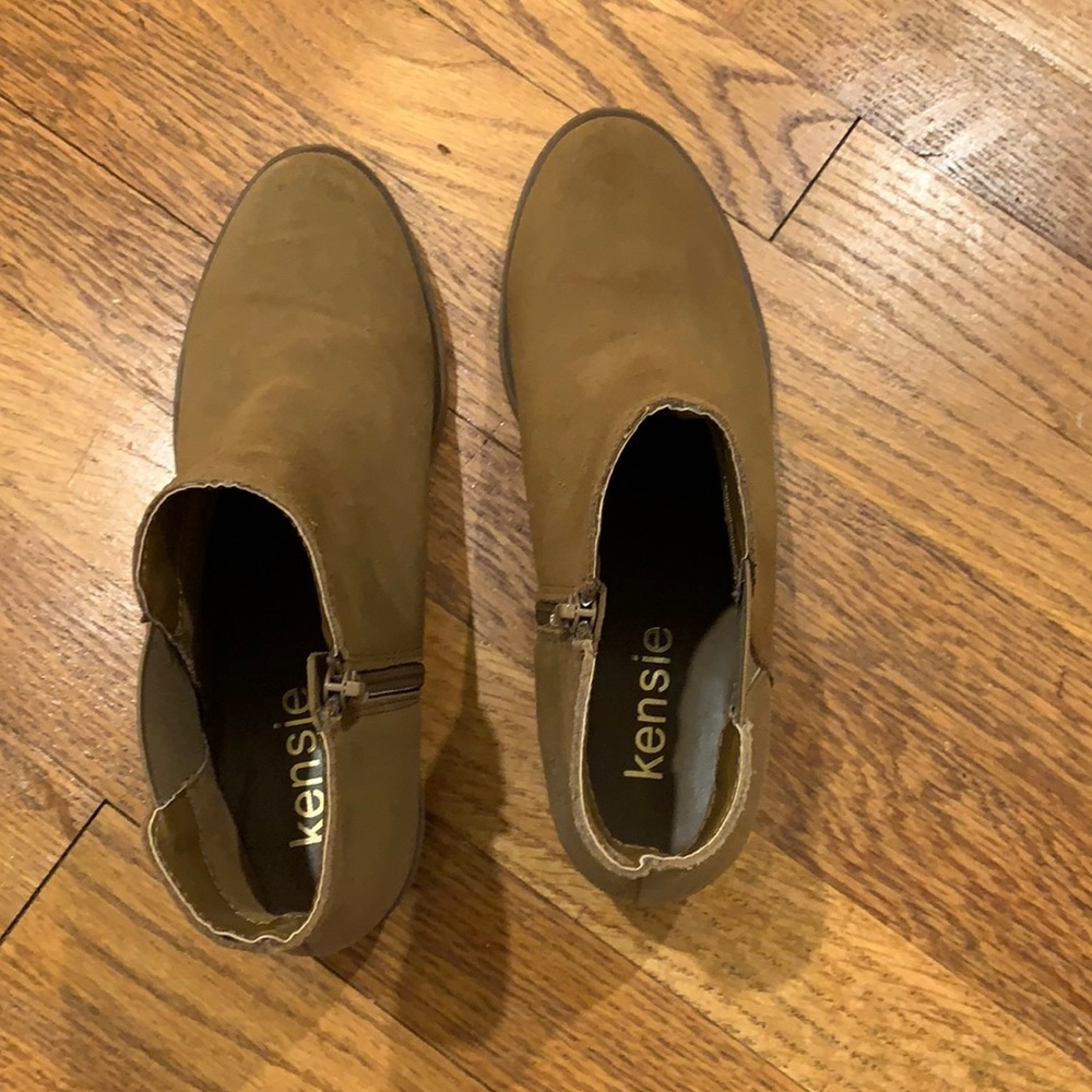 Kenzie suede low booties